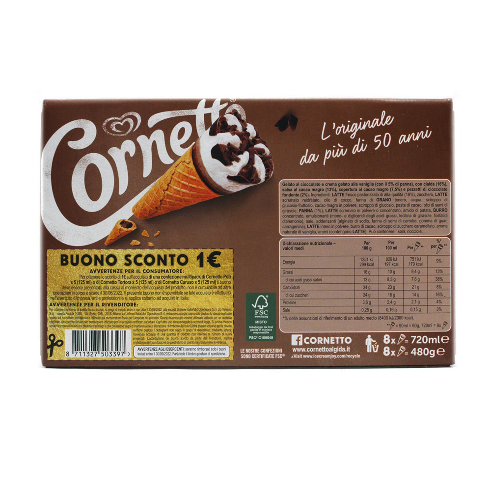 Cornetto al cioccolato Algida x 8 gr.480 - immagine 2