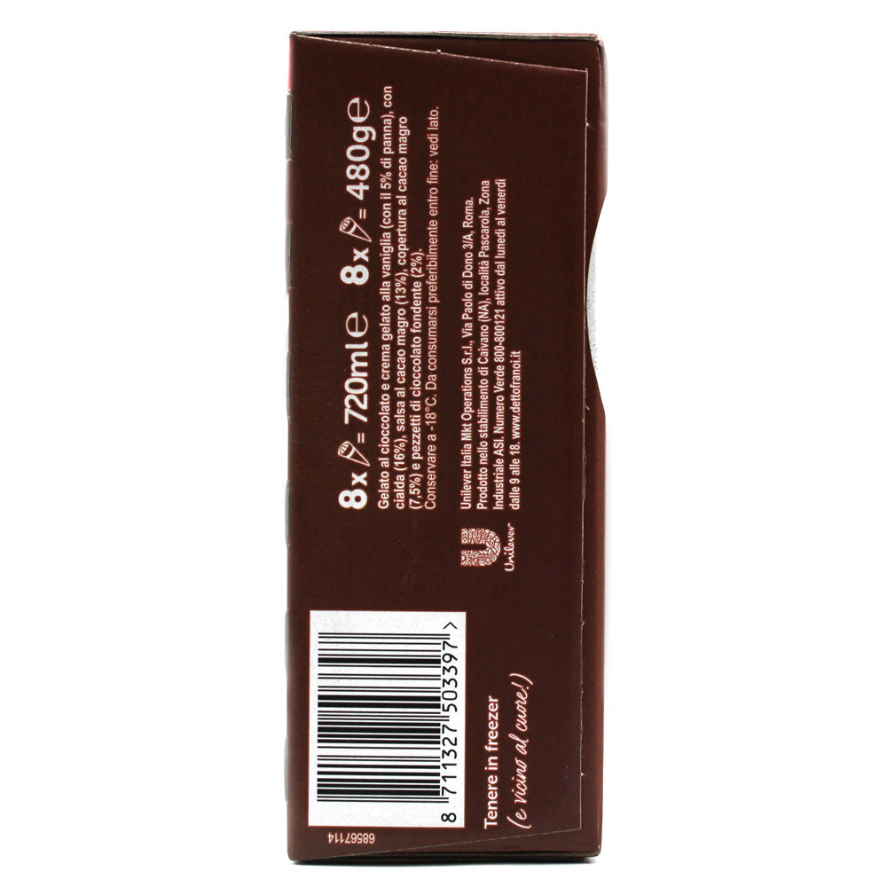 Cornetto al cioccolato Algida x 8 gr.480 - immagine 3
