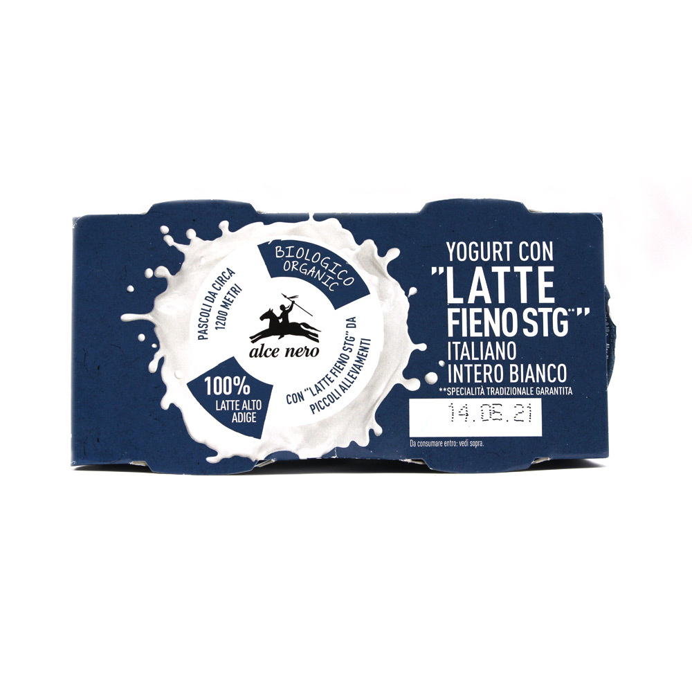 Yogurt latte fieno stg Alce Nero BIO gr.125 x 2 - immagine 3