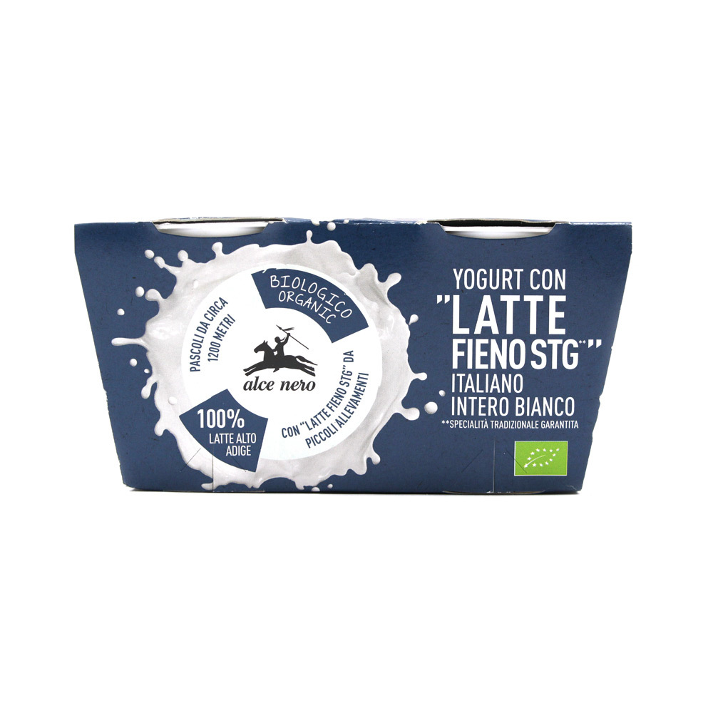 Yogurt latte fieno stg Alce Nero BIO gr.125 x 2