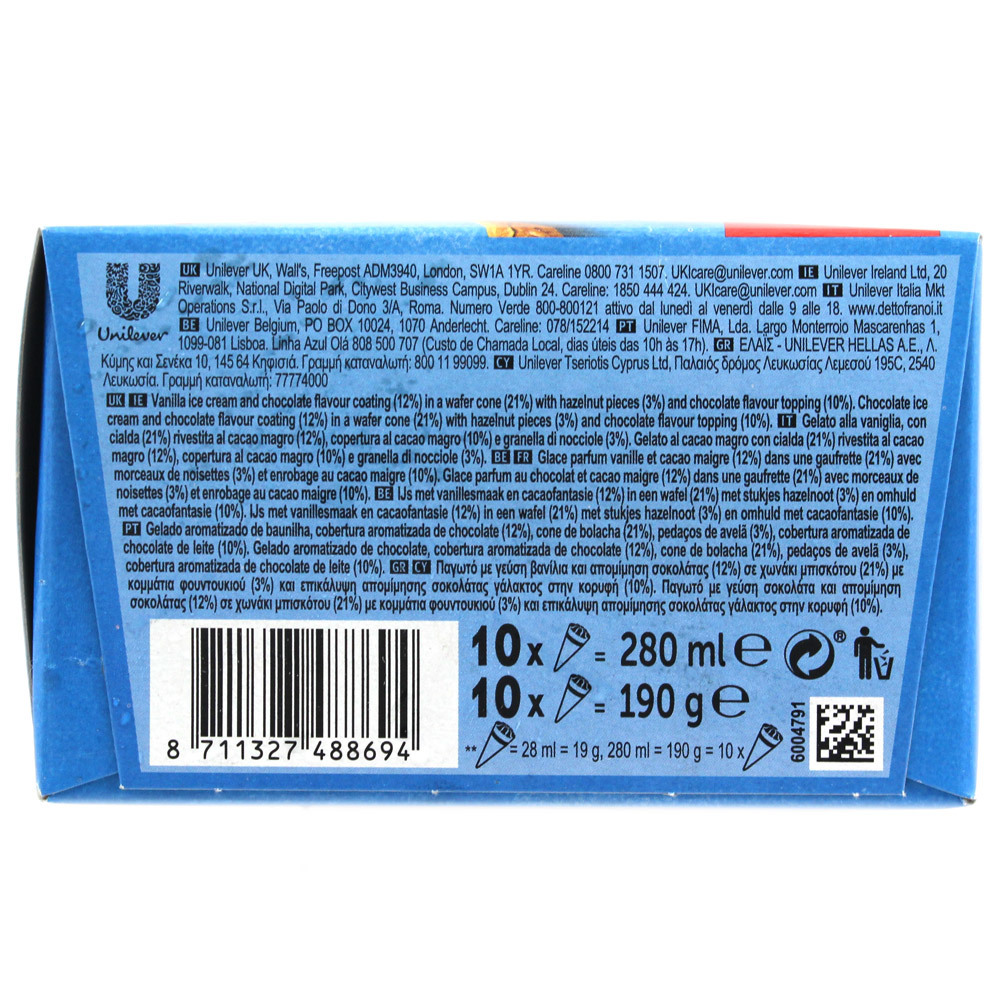 Cornetto mini Algida al cioccolato x 10 gr.190 - immagine 2