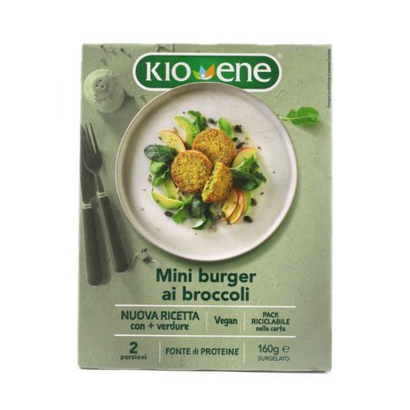 Mini burger ai broccoli Kioene x 2 porzioni gr.40 x 4