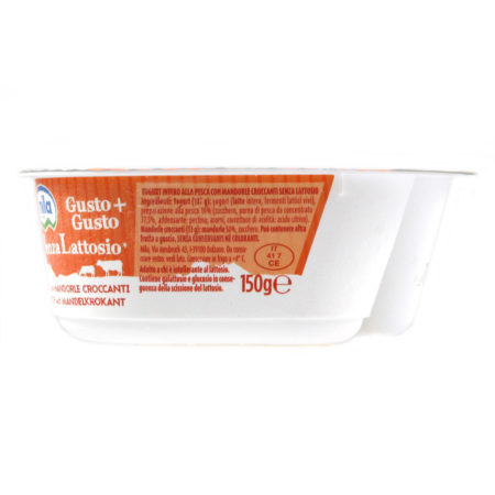 Yogurt pesca con mandorle croccanti Mila gr.150 - immagine 2