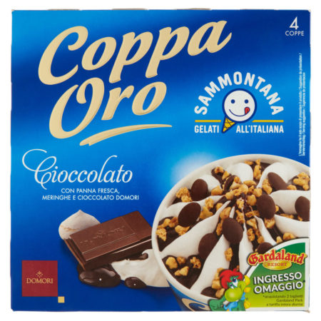 Coppa oro Sammontana con panna,meringhe e cioccolato x 4 gr.360