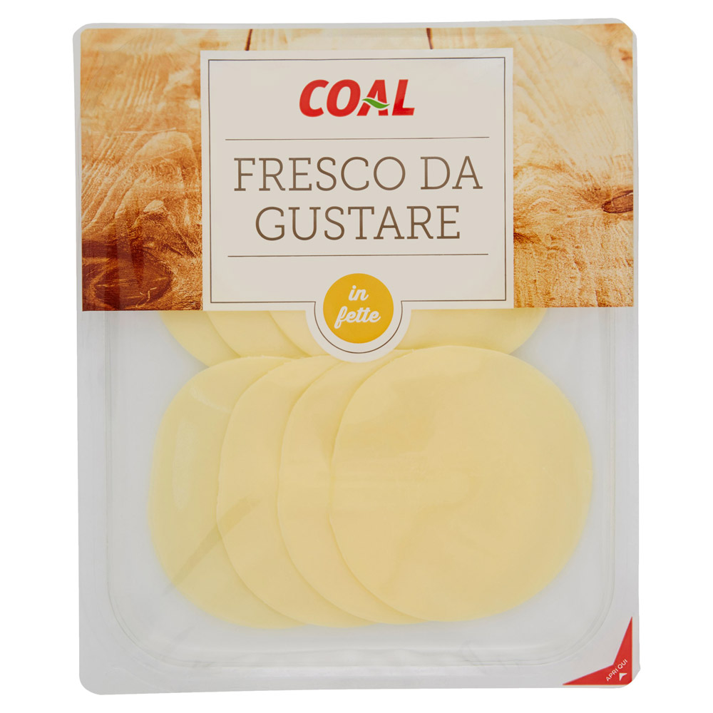 Scamorza bianca a fette gr.150 Linea Coal