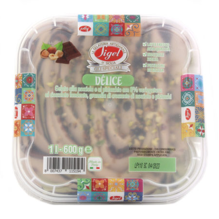 Vaschetta gelato délice Sigel gr.600