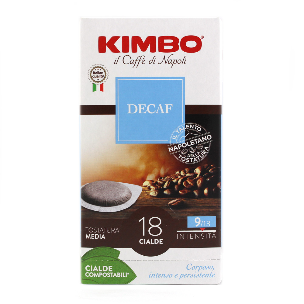 Caffè Kimbo decaffeinato 18 cialde gr.125