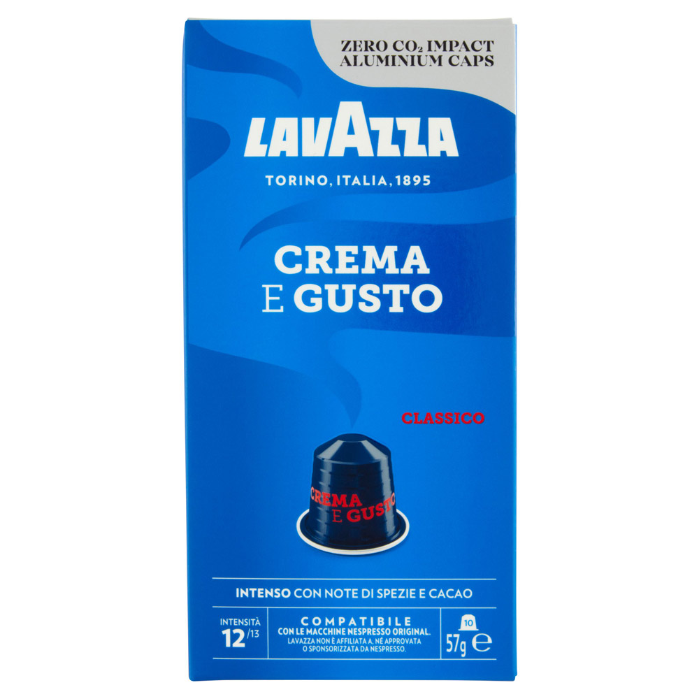Caffè Lavazza Caps Crema e gusto classico x 10 gr.57 - www