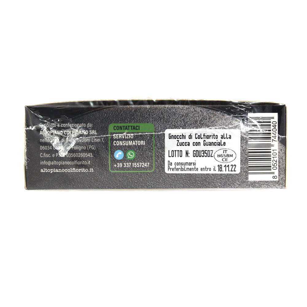 Gnocchi di Colfiorito con zucca e guanciale dell'altopiano gr.460 - immagine 3