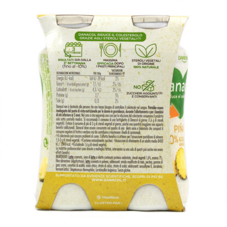 Danacol Danone ananas gr.100 x 4 - immagine 2