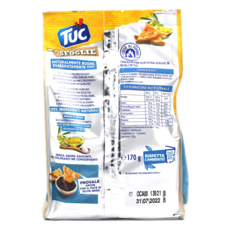 Tuc sfoglie con olio extra vergine oliva gr.170 - immagine 2