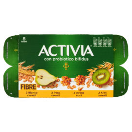 Yogurt Activia frutta e fibre gr.125 x 8