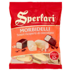 Torroncini teneri Sperlari ricoperti al cioccolato gr.117
