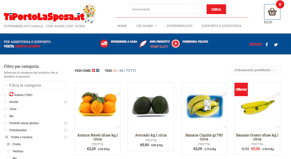 frutta-fresca-tiportolaspesa Frutta Fresca su Tiportolaspesa.it