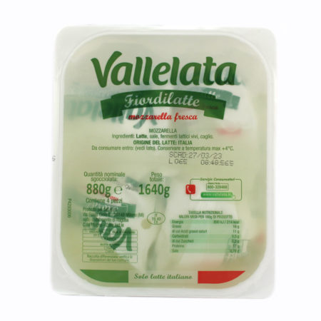Mozzarella fiordilatte Vallelata gr.220 circa - immagine 2