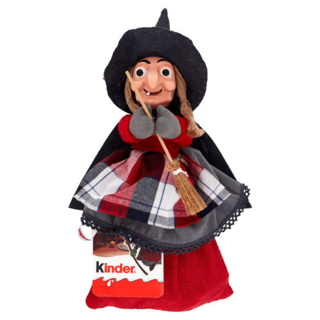 Befana con barrette cioccolato al latte Kinder Ferrero gr.225