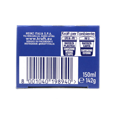 Maionese mayonnaise tubetto Kraft gr.150 - immagine 3