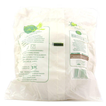 Piatto fondo biocompostabile Elios x 24 - immagine 2
