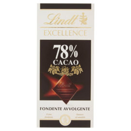 Tavoletta cioccolato Lindt excellence 78% cacao gr.100