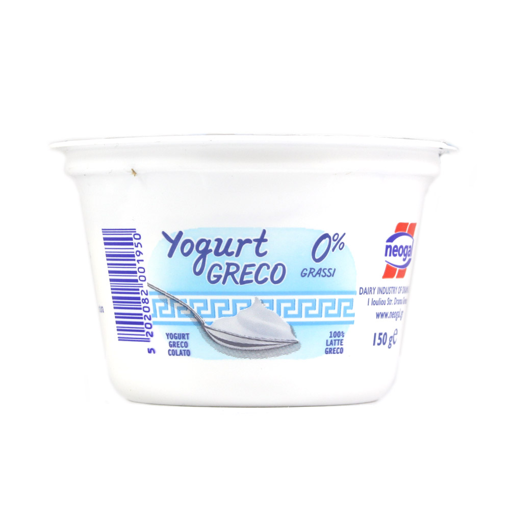 Yogurt greco 0% grassi bianco Neogal gr.150 