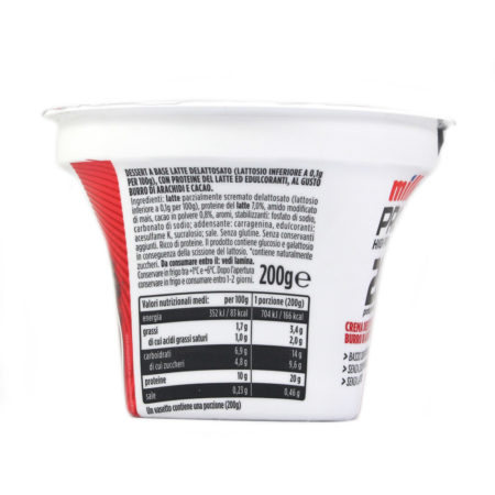 Crema dessert al gusto burro di arachidi e cacao Milk Pro gr.200 - immagine 2