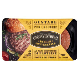 Unconventional burger 100% vegetali gr.110 x 2