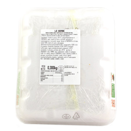 Bocconcini pollo impanati con speck & emmental Le Birbe Amadori gr.300 - immagine 2