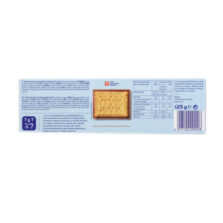 Biscotti al burro con cioccolato al latte Bahlsen choco Leibniz gr.125 - immagine 2