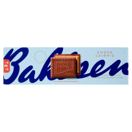 Biscotti al burro con cioccolato al latte Bahlsen choco Leibniz gr.125