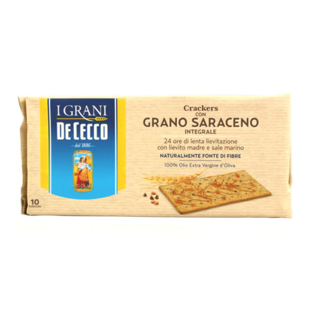 Crackers salati con grano saraceno De Cecco gr.250