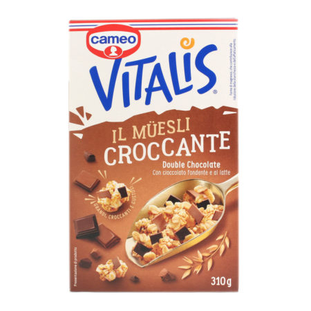 Cereali Vitalis il muesli croccante doppio cioccolato Cameo gr.310