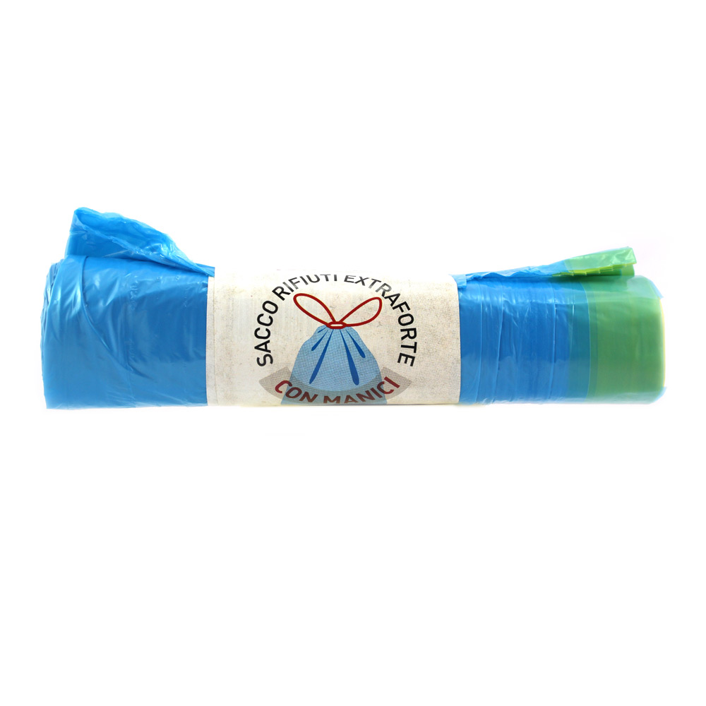 100 Sacchetti Trasparenti Con Manico A Toppa – 25x30x10 Cm – Ecologici E Riutilizzabili Per Regali E Spesa