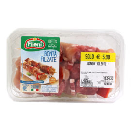 Spiedini Bontà filzate Fileni con pollo suino e peperoni gr.480