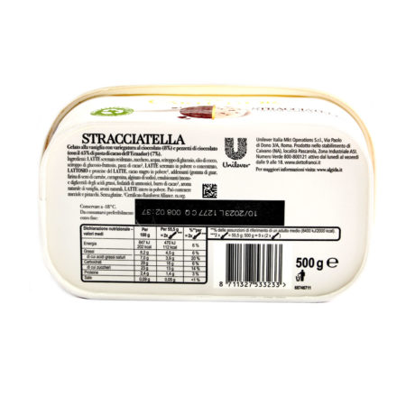 Vaschetta gelato Carte d'Or stracciatella gr.500 - immagine 3