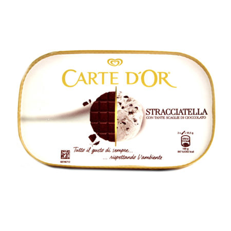 Vaschetta gelato Carte d'Or stracciatella gr.500