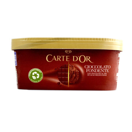 Vaschetta gelato Carte d'Or cioccolato fondente gr.500 - immagine 2
