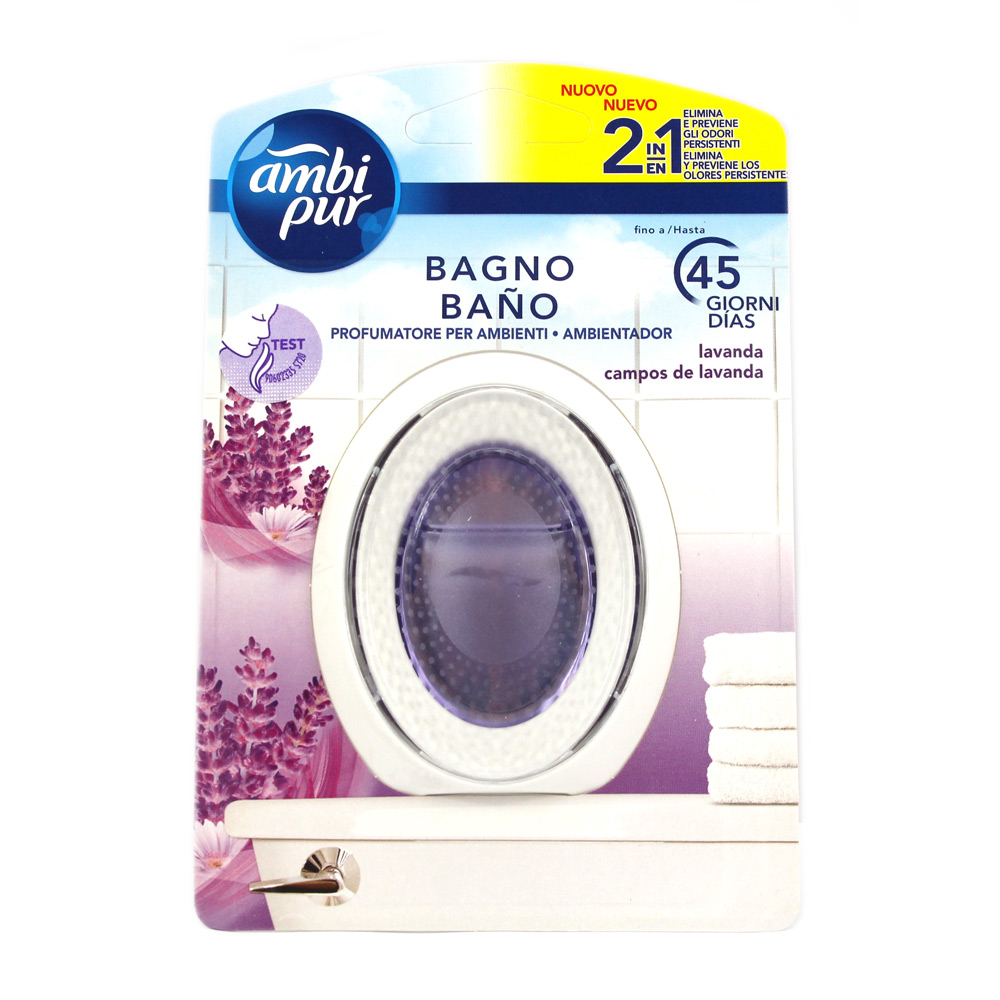 Profumatore per ambienti bagno Ambipur alla lavanda ml.7,5 