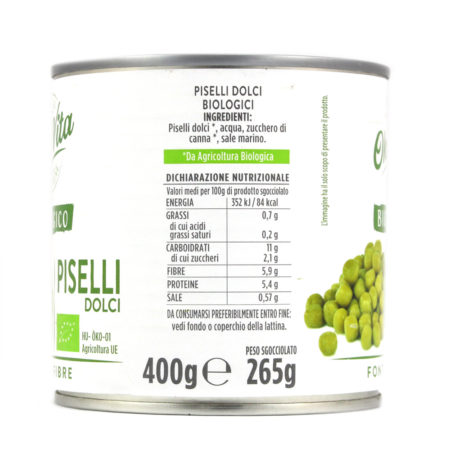 Piselli dolci BIO Linea Ohi Vita gr.400 - immagine 3
