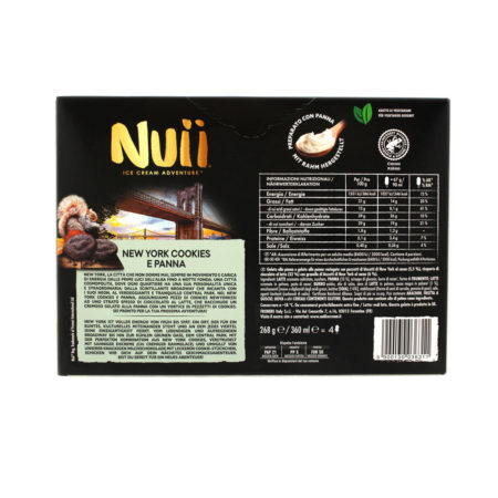 Gelato Nuii panna e biscotti New York x 4 gr.268 - immagine 2