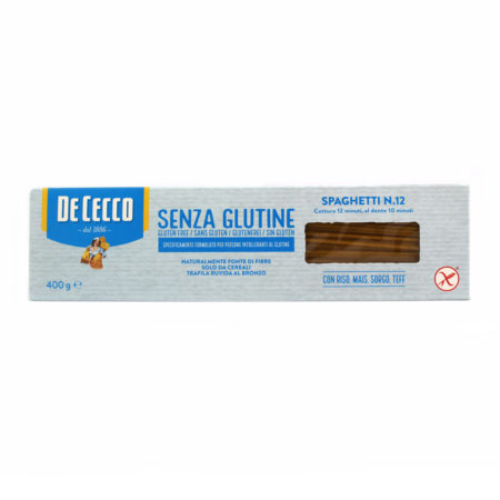 Spaghetti De Cecco senza glutine nr.12 gr.400