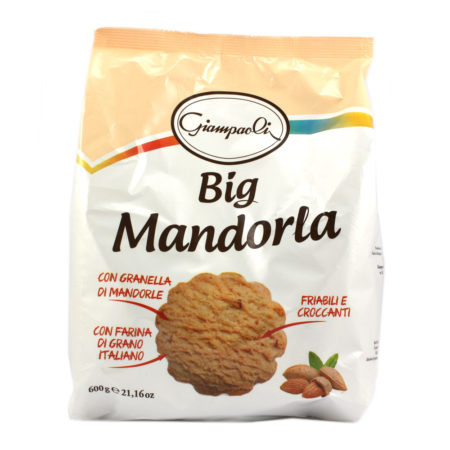 Biscotti Big Giampaoli alla mandorla gr.600