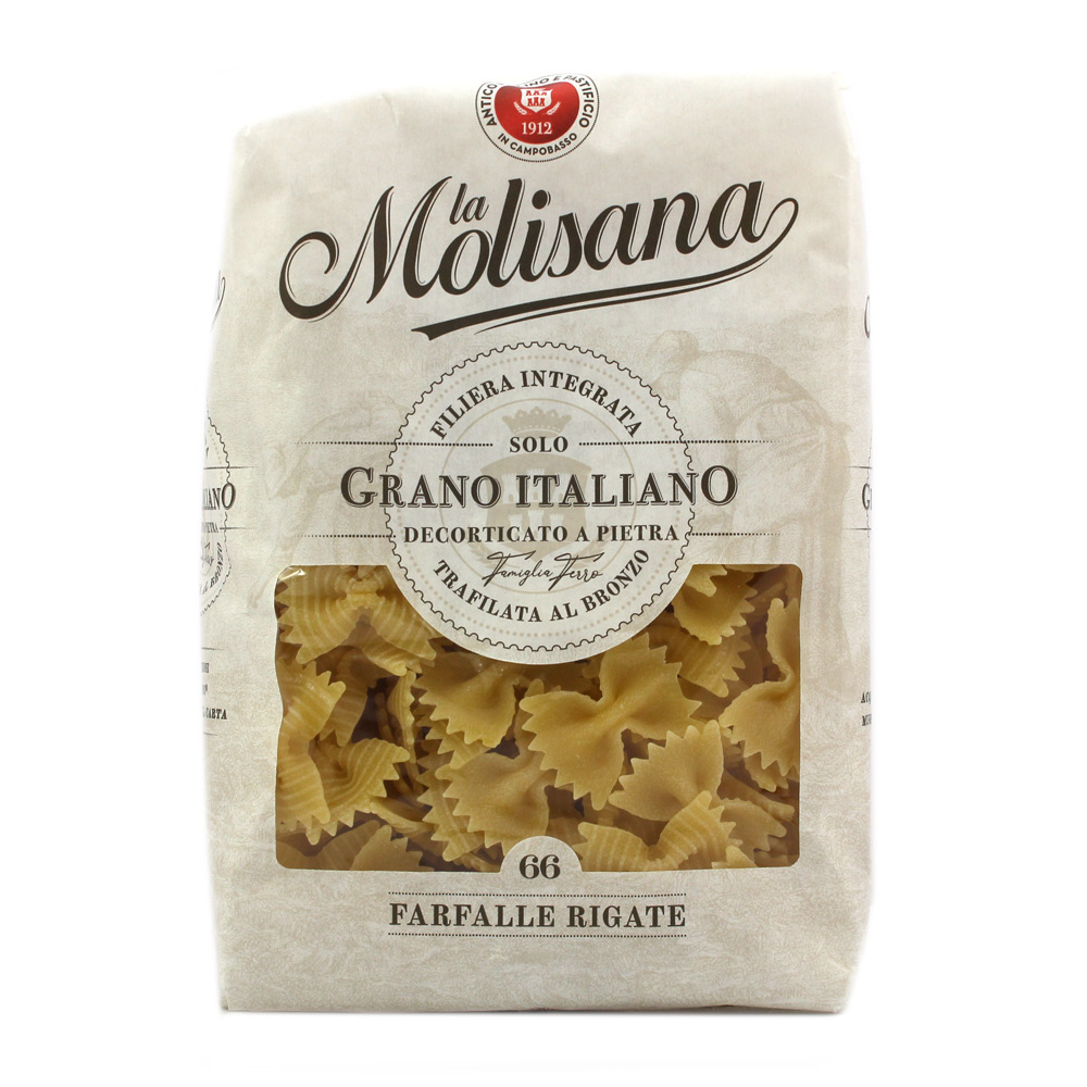 Pasta semola La Molisana farfalle rigate nr.66 gr.500 