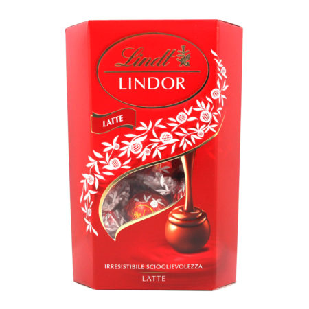 Praline cioccolato al latte Lindor Lindt senza glutine gr.200