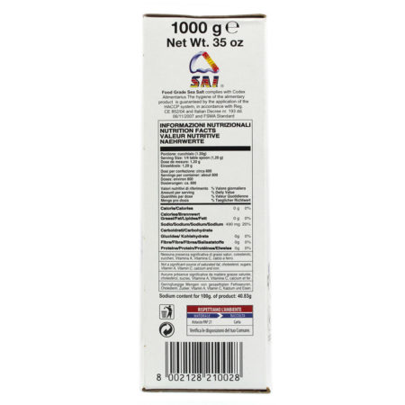 Sale marino grosso iodato kg.1 - immagine 2
