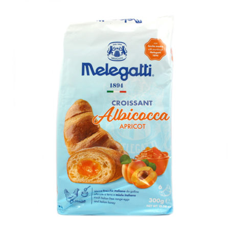 Croissant albicocca Melegatti x 6 gr.300