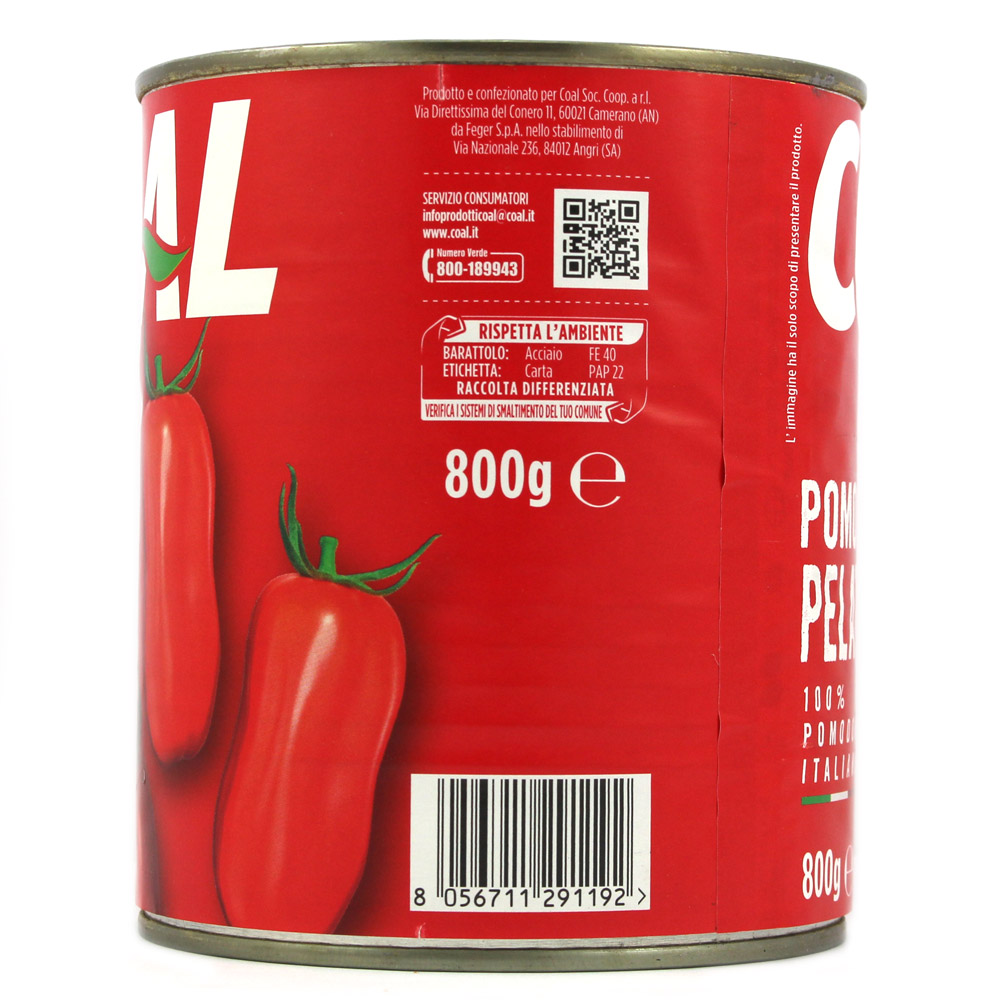 Pomodori pelati 400 gr. tradizionale - Conserve Manfuso®