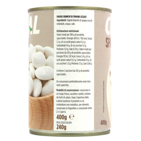 Fagioli spagna barattolo gr.400 Linea Coal - immagine 2