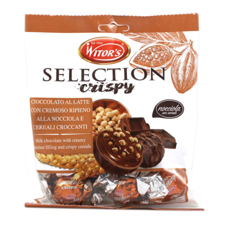 Praline cioccolato al latte e nocciola Witor's gr.110