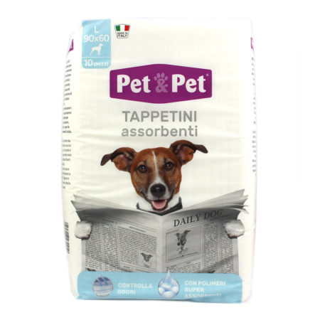 Tappetini assorbenti per animali Pet & Pet Daily x 10 - 60x90