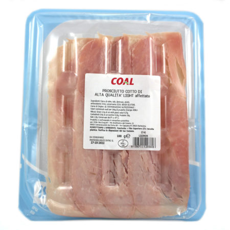 Prosciutto cotto I leggeri alta qualità light no glutine gr.100 Linea Coal - immagine 2